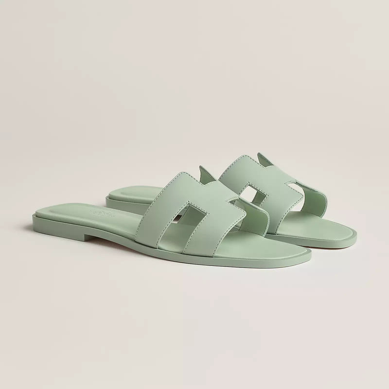 HRS Sandales Oran Vert Pastel